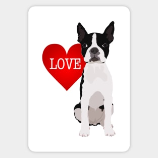 I love Boston Terriers Sticker